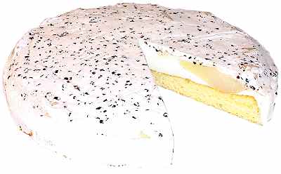 Birnen-Quark-Torte (601kJ/100g)